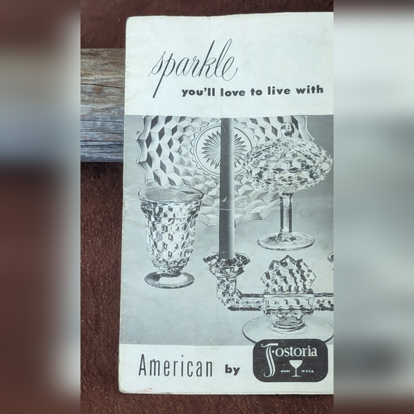 Vintage Authentic Fostoria American Crystal 2 Slot Relish Dish - Picture 10 of 10